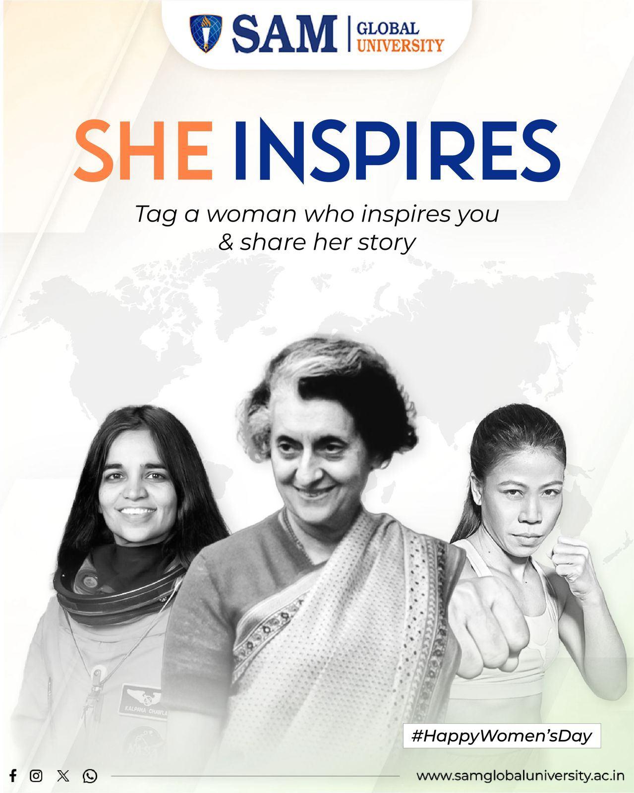 She Inspires, She Empowers! 