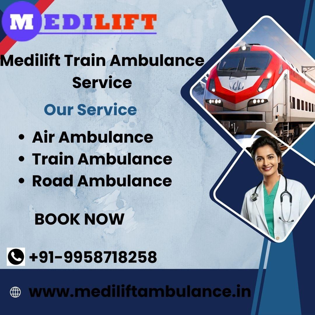 Travel Comfortable and Safe with Medilift Train Ambulance in Lucknow