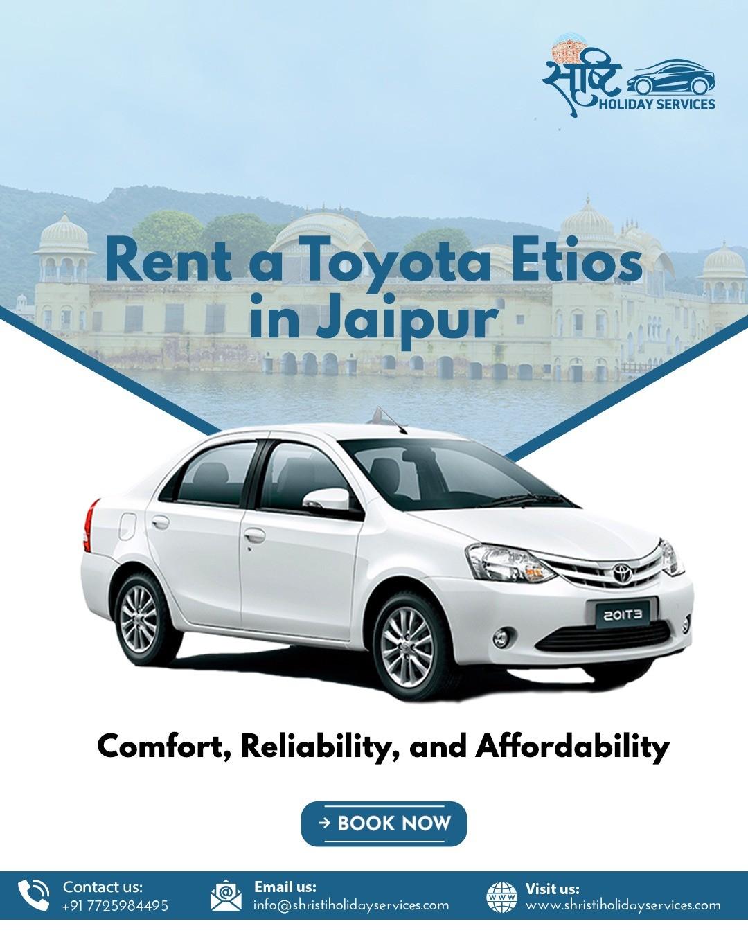 Sedan Car Rental in Jaipur  Etios & Swift Dzire Cab Services