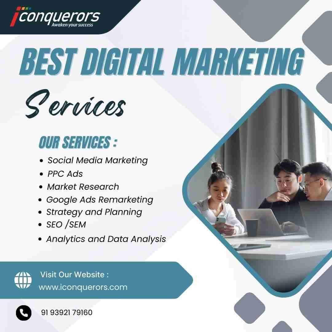 Best Digital Marketing Services in Hyderabad | +91-9392179160 | iConquerors