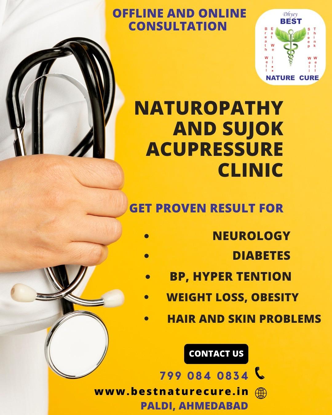 Naturopathy and Sujok Acupressure clinic in paldi, Ahmedabad