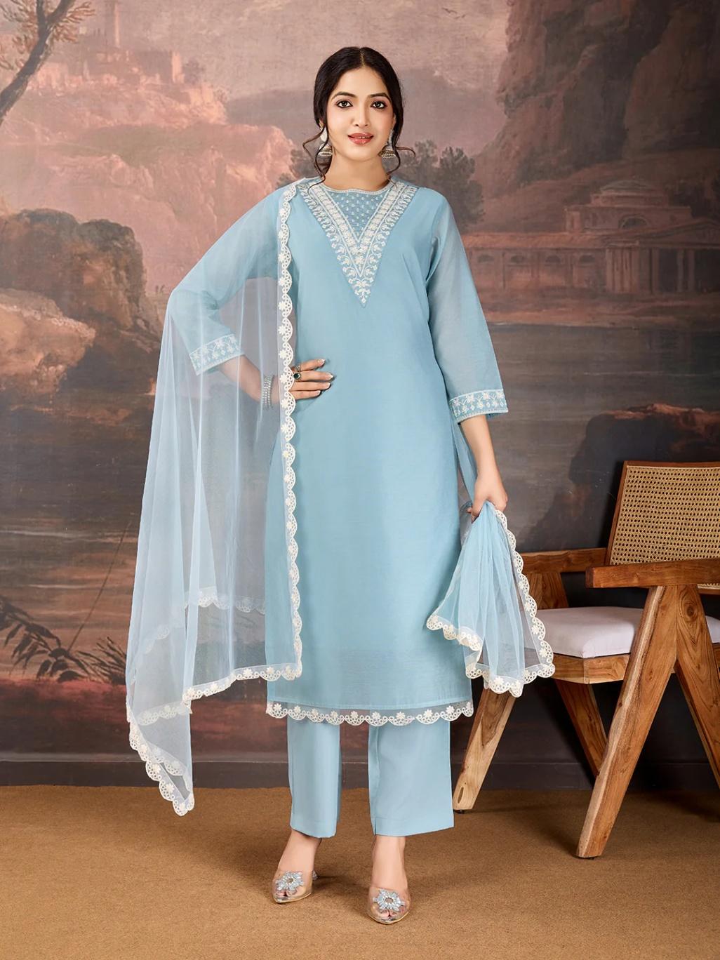 Buy Silk Kurta Sets Women Kurta Sets With Dupatta | Avanshee