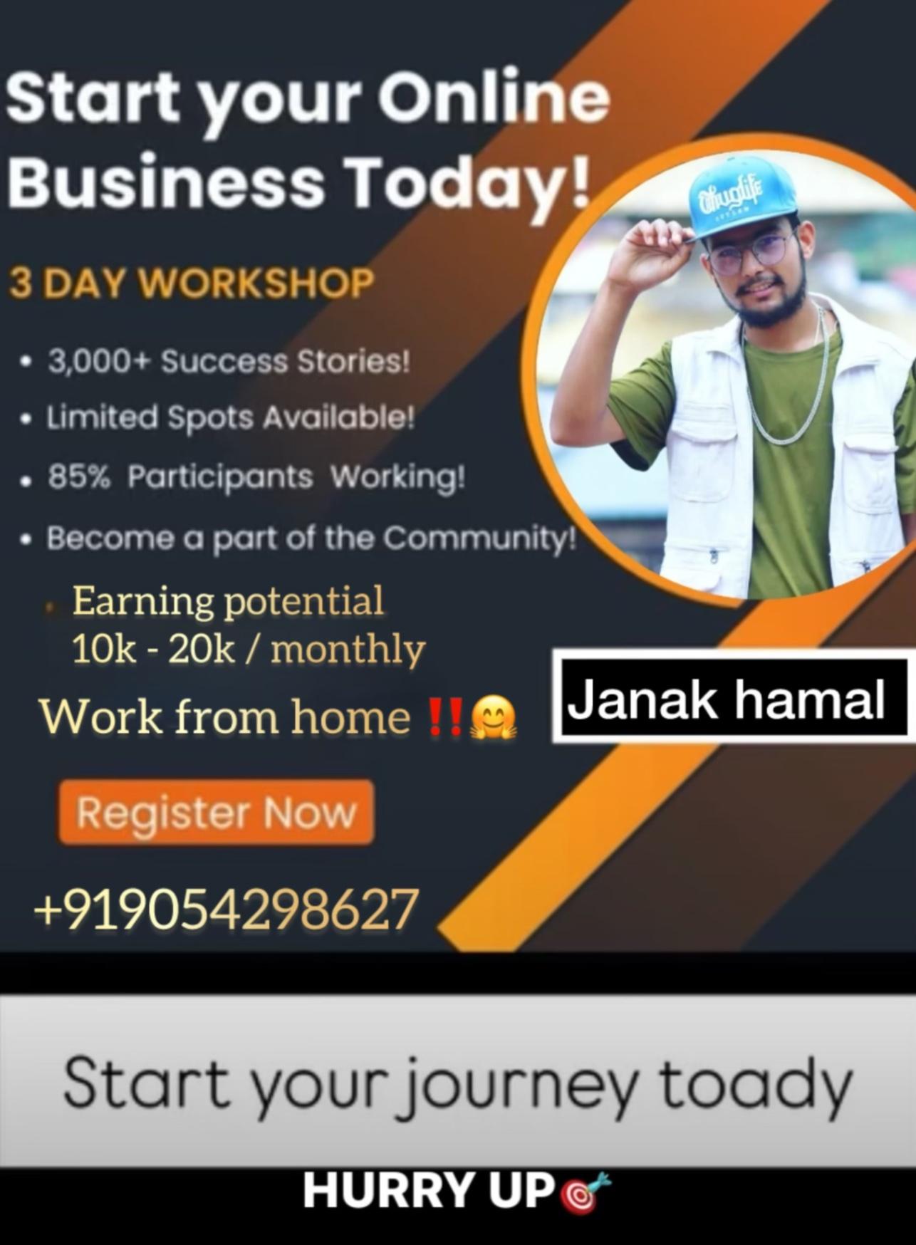 Work from home  without any invest