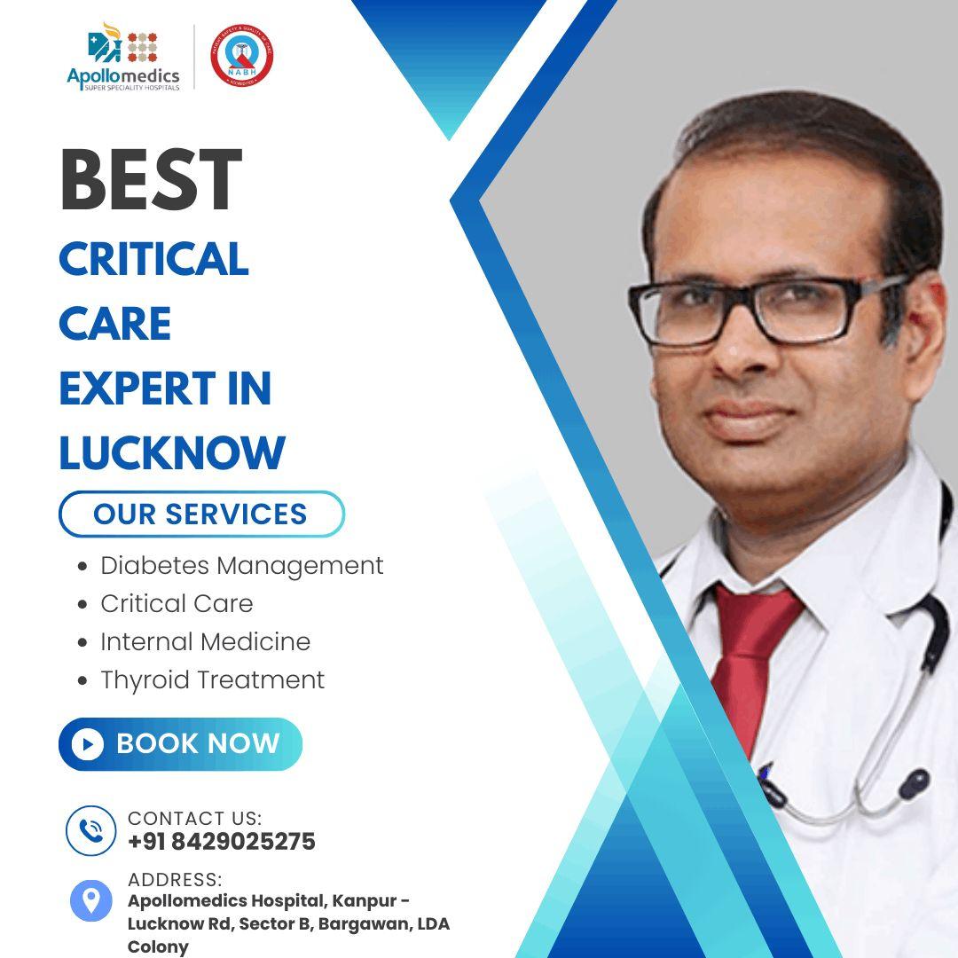 Best Critical Care Expert in Lucknow  Dr. Mayank Somani