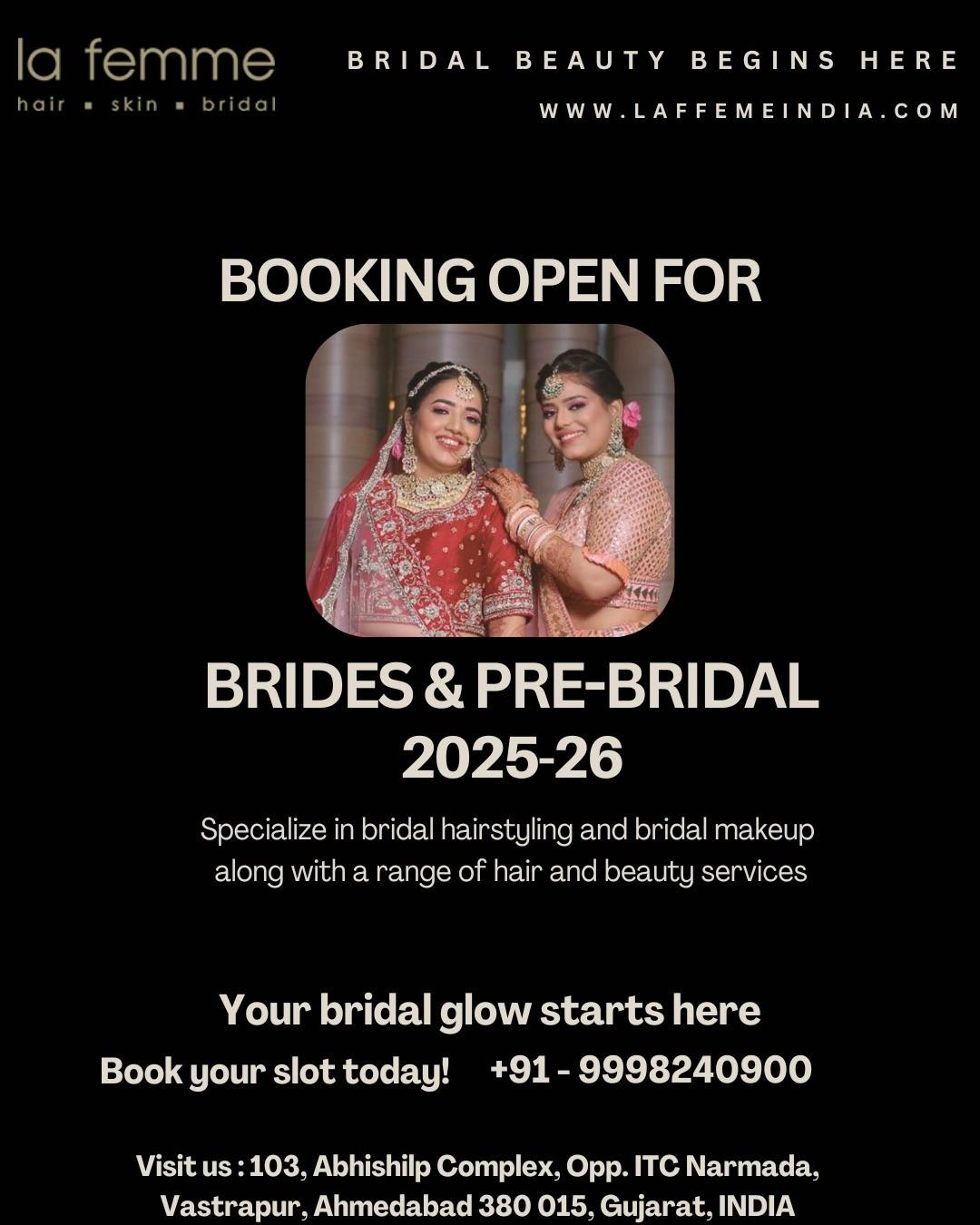 la femme bridal studio | Pre-Bridal Treatment in Ahmedabad