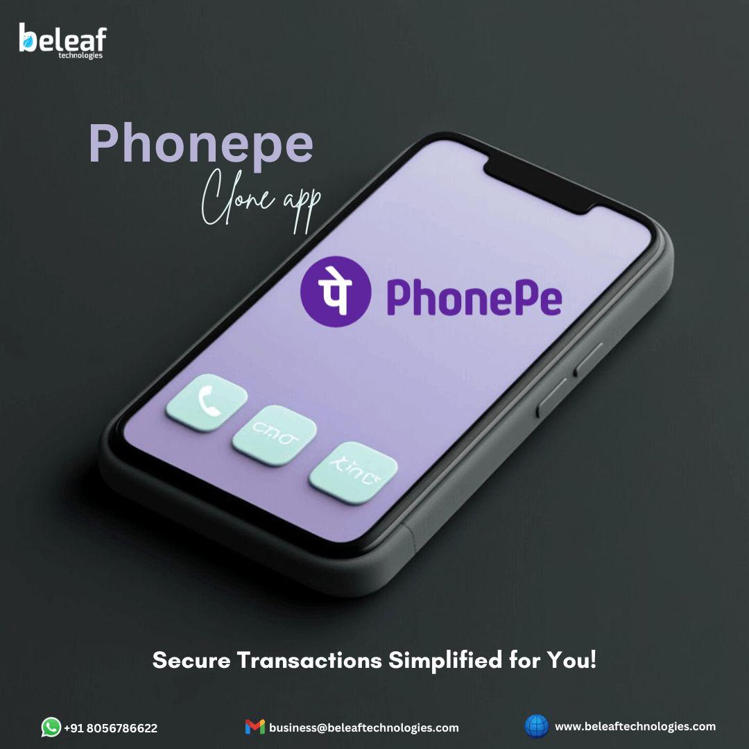 Leading Phonepe clone app development company - Beleaf Technologies