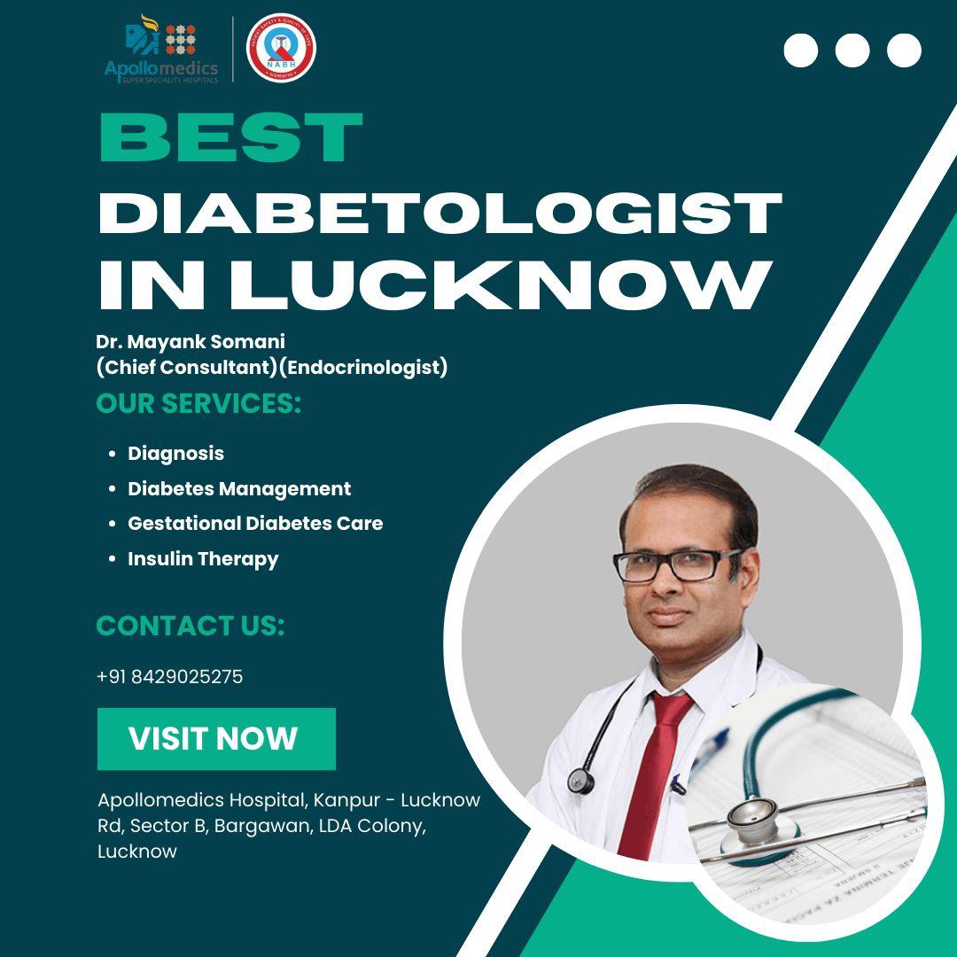 Dr. Mayank Somani  Best Diabetologist in Lucknow 