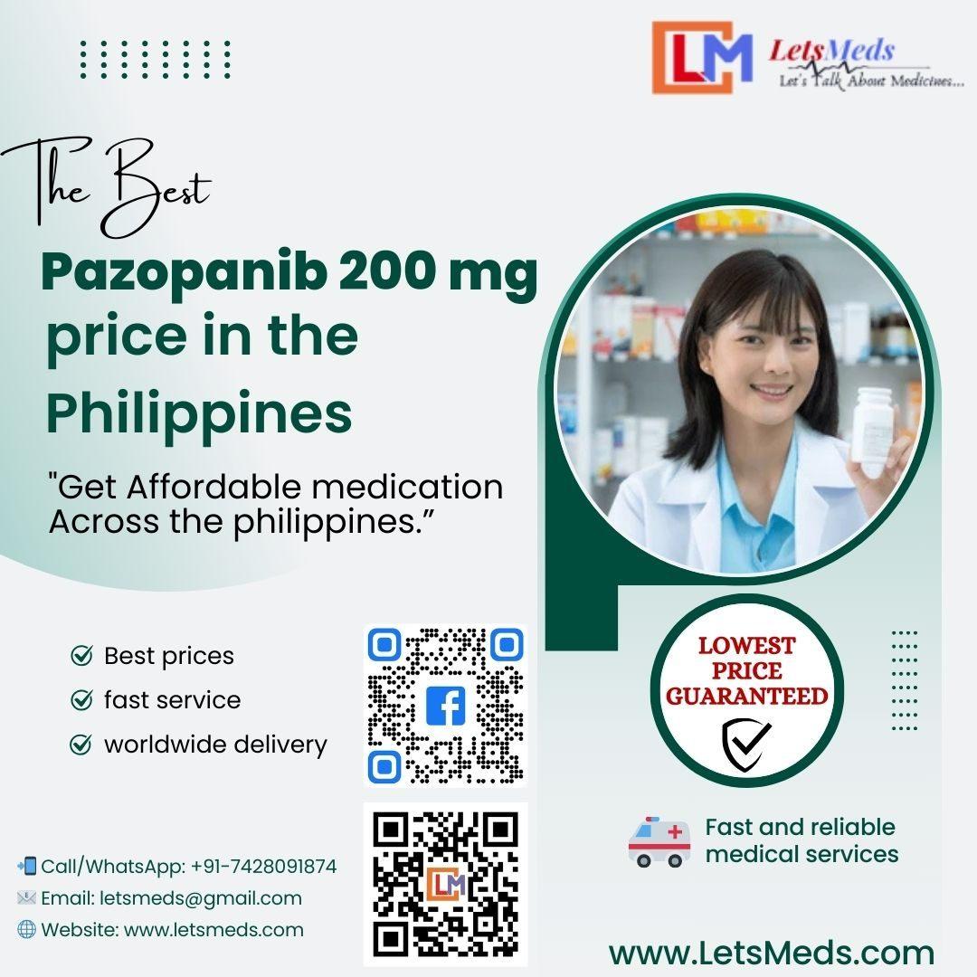 Get Affordable Pazopanib 200 mg Tablets at LetsMeds Today