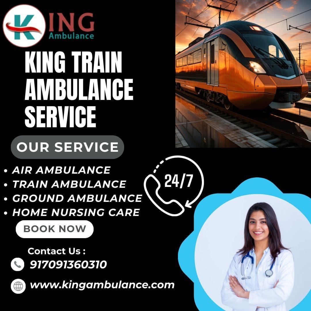 King Train Ambulance Service in Patna provides easy transfer process.