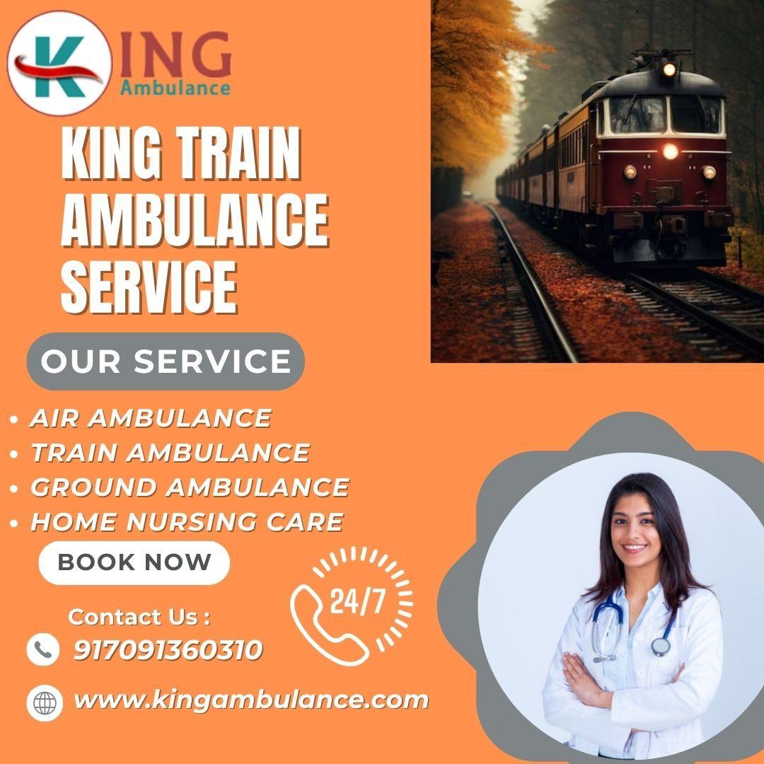 King Train Ambulance Service in Ranchi which Takes Continuous Care of Patients