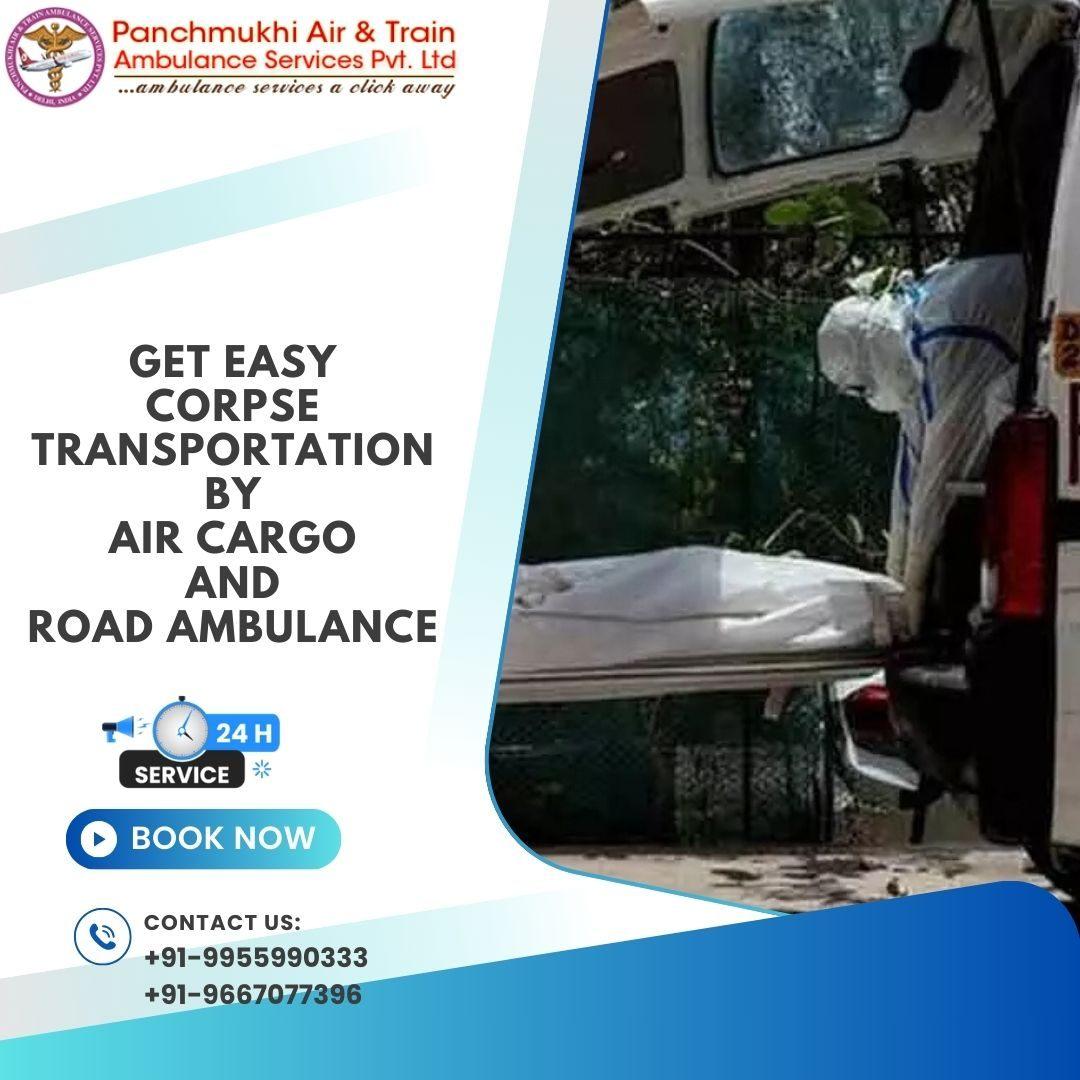 You can book a Panchmukhi Dead Body Ambulance services in Patna at any Time