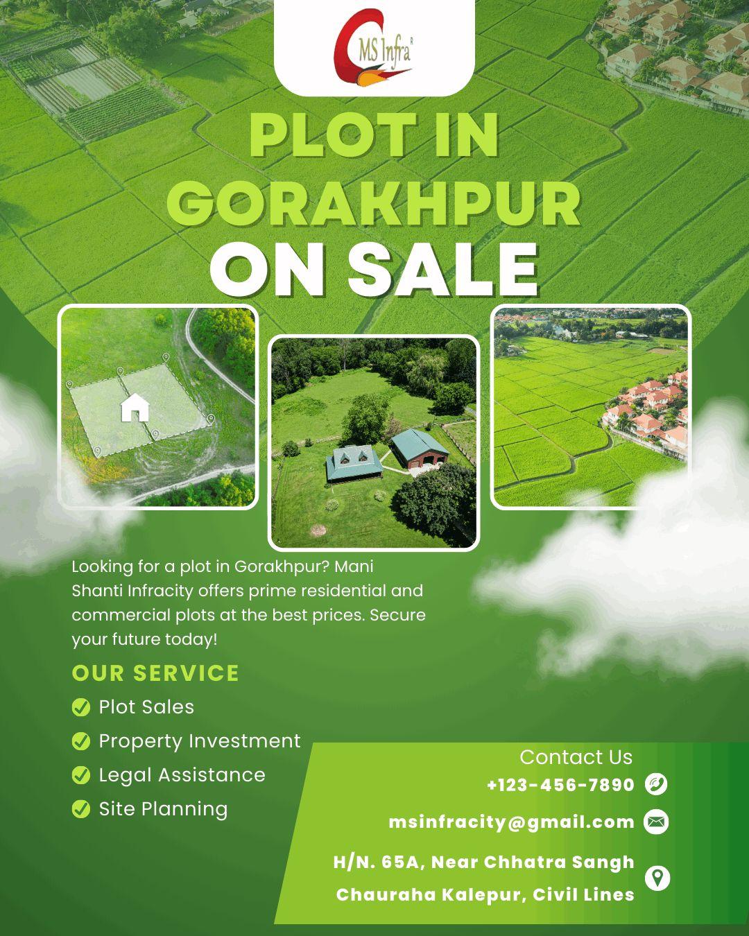 MS Infracity | Plot in Gorakhpur on Sale | Best Residential & Commercial Land