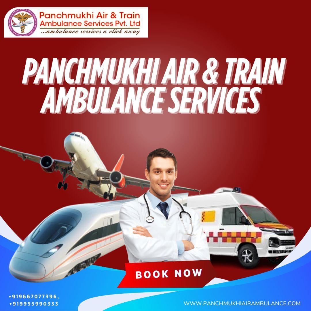 You Can Shift safely  with Panchmukhi Train Ambulance Services in Patna