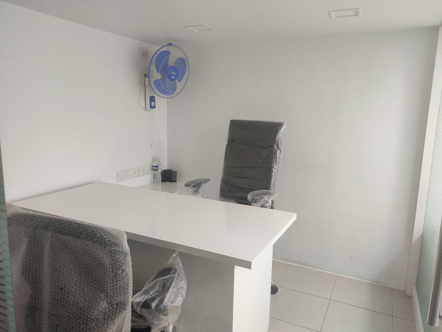 Well-Furnished Office for Rent in Raghuleela Mall 1 Boss Cabin + Waiting Area