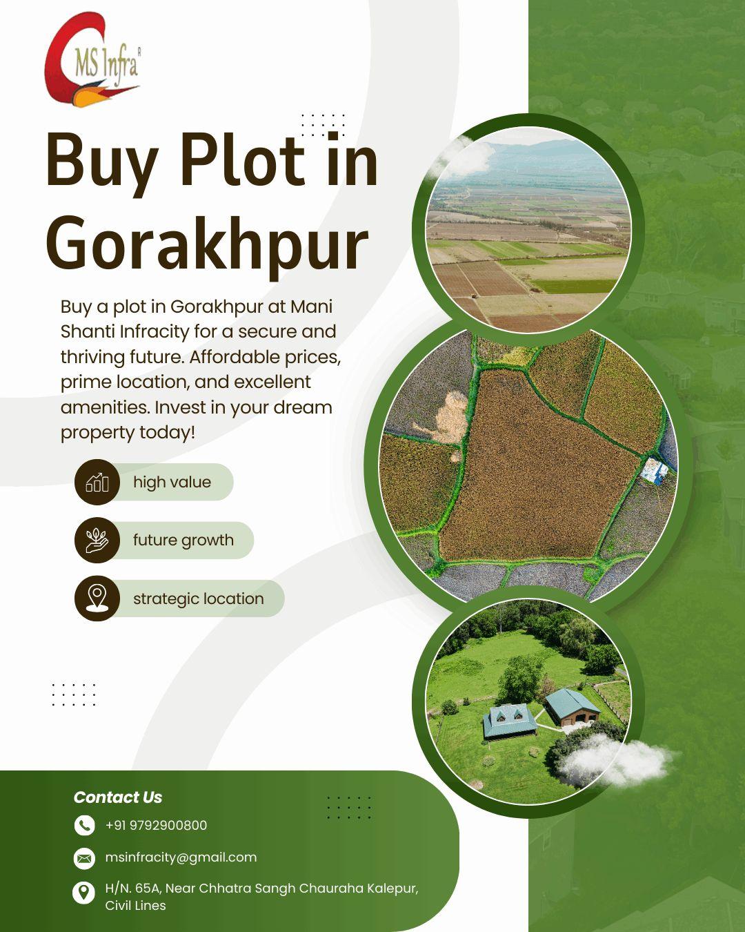 Buy a Plot in Gorakhpur | Invest Smartly with Mani Shanti Infracity