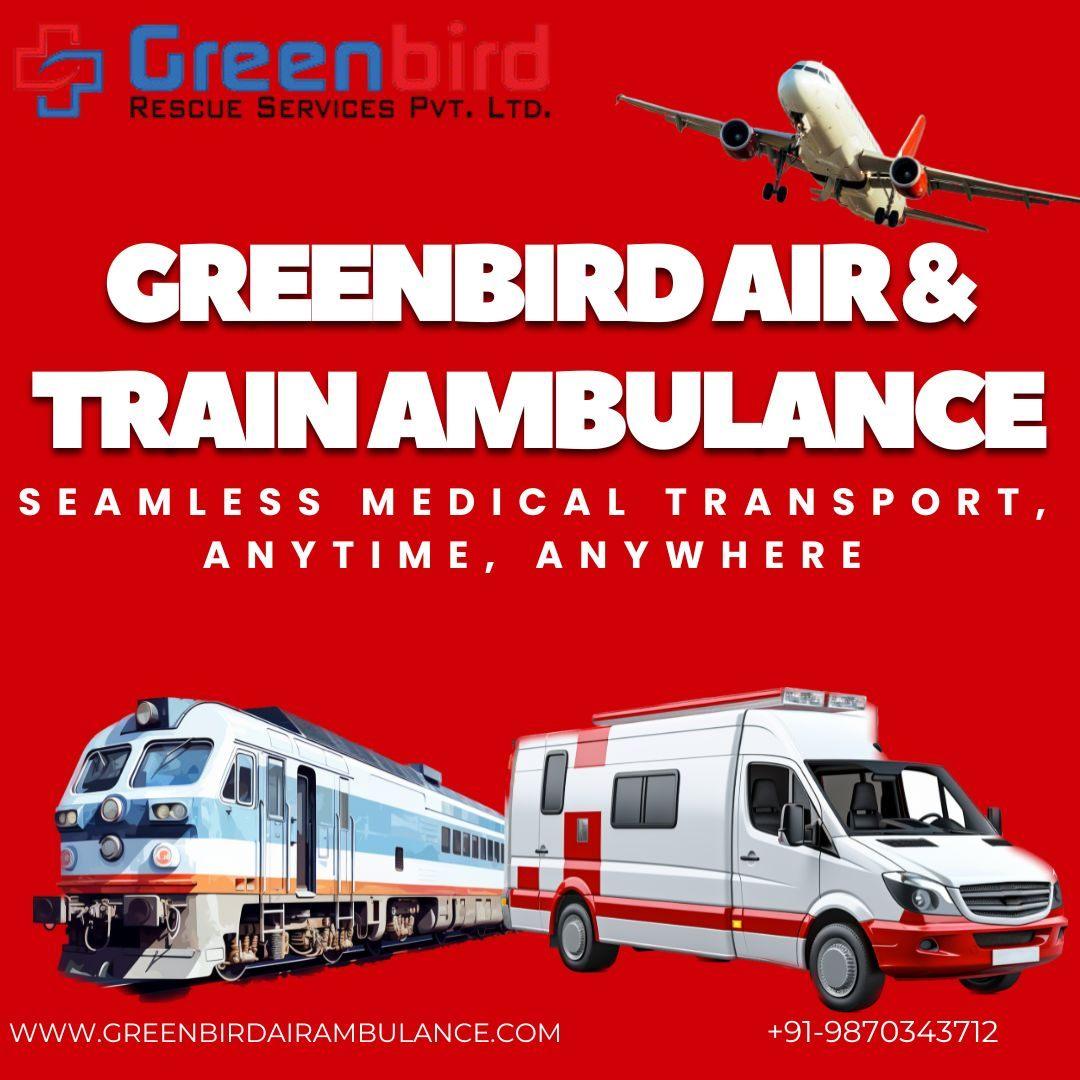Use Greenbird Air and Train Ambulance in Kolkata