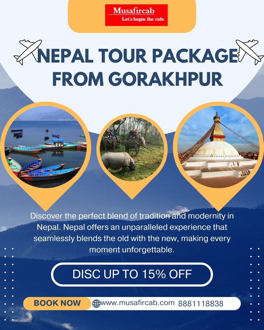 Discover the Magic of Nepal with Our Gorakhpur to Nepal Tour Package!