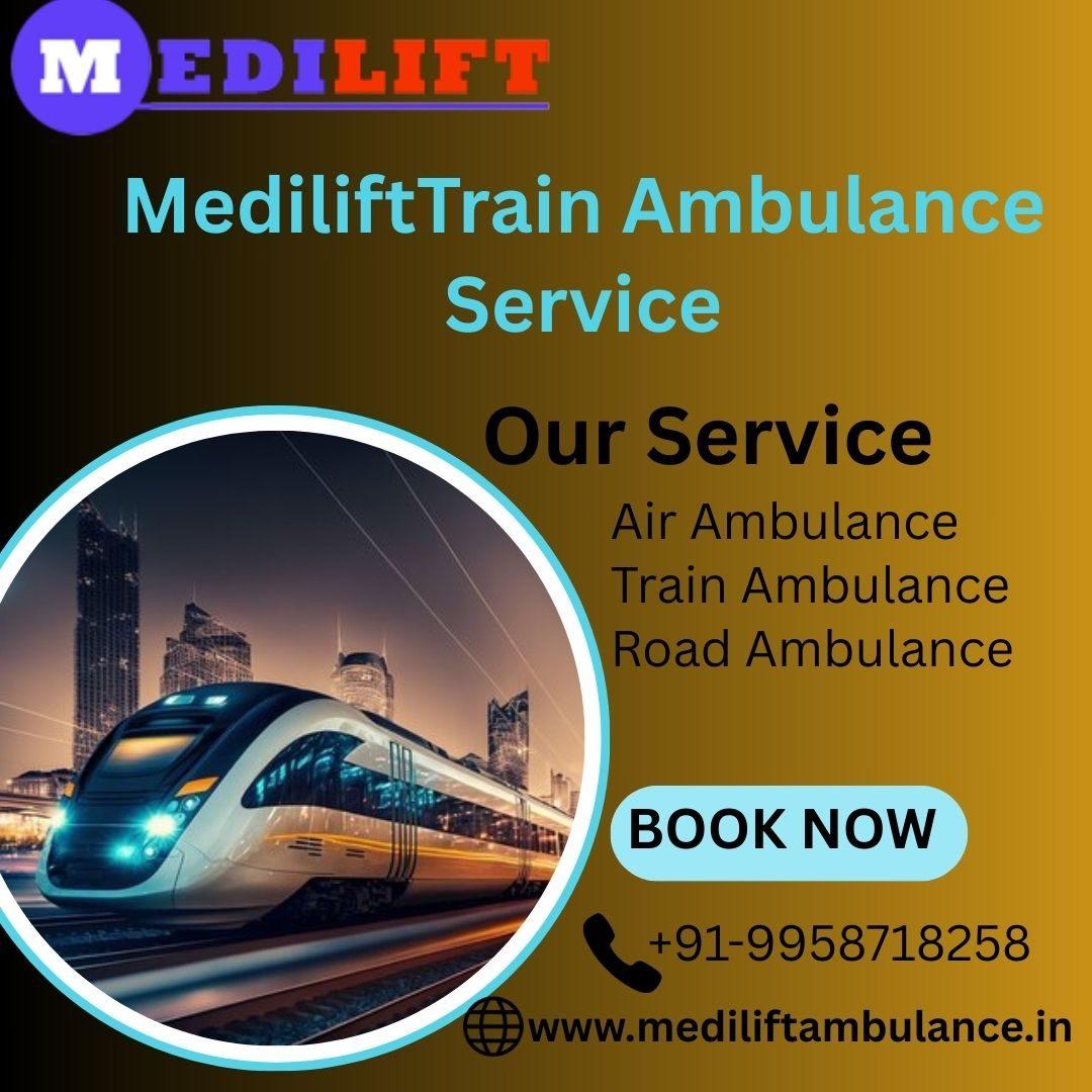 Medilift Train Ambulance in Bangalore provides a good and safe transfer service