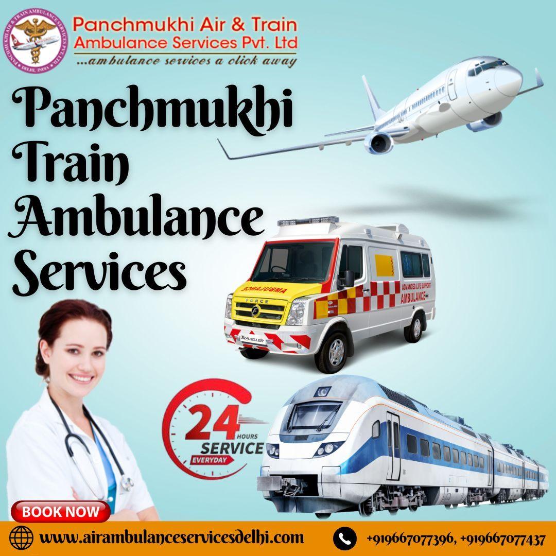 Panchmukhi Train Ambulance Services in Patna Provides Comfort and Care on the Go