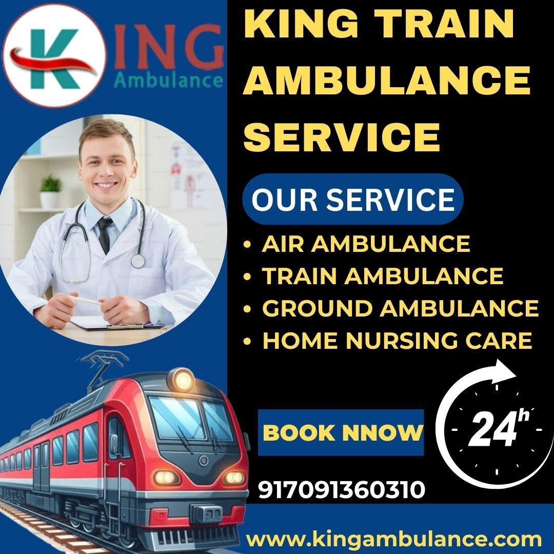 Low cost are offered by King Train Ambulance Service in Patna 