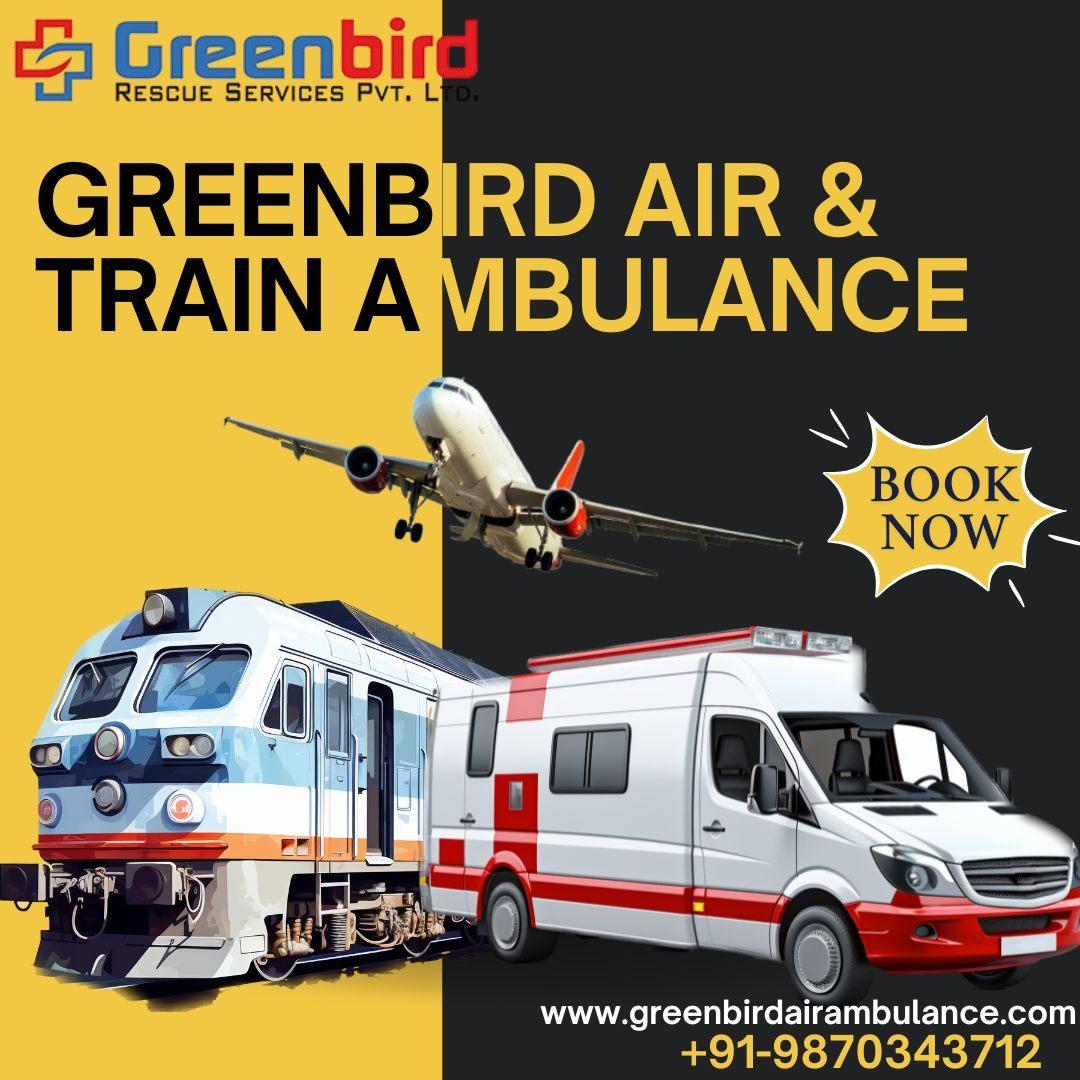 Greenbird Air and Train Ambulance in Kolkata