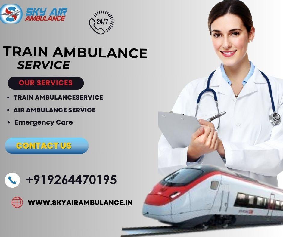 Sky Train Ambulance in Siliguri provides ICU-type Care during Transfer