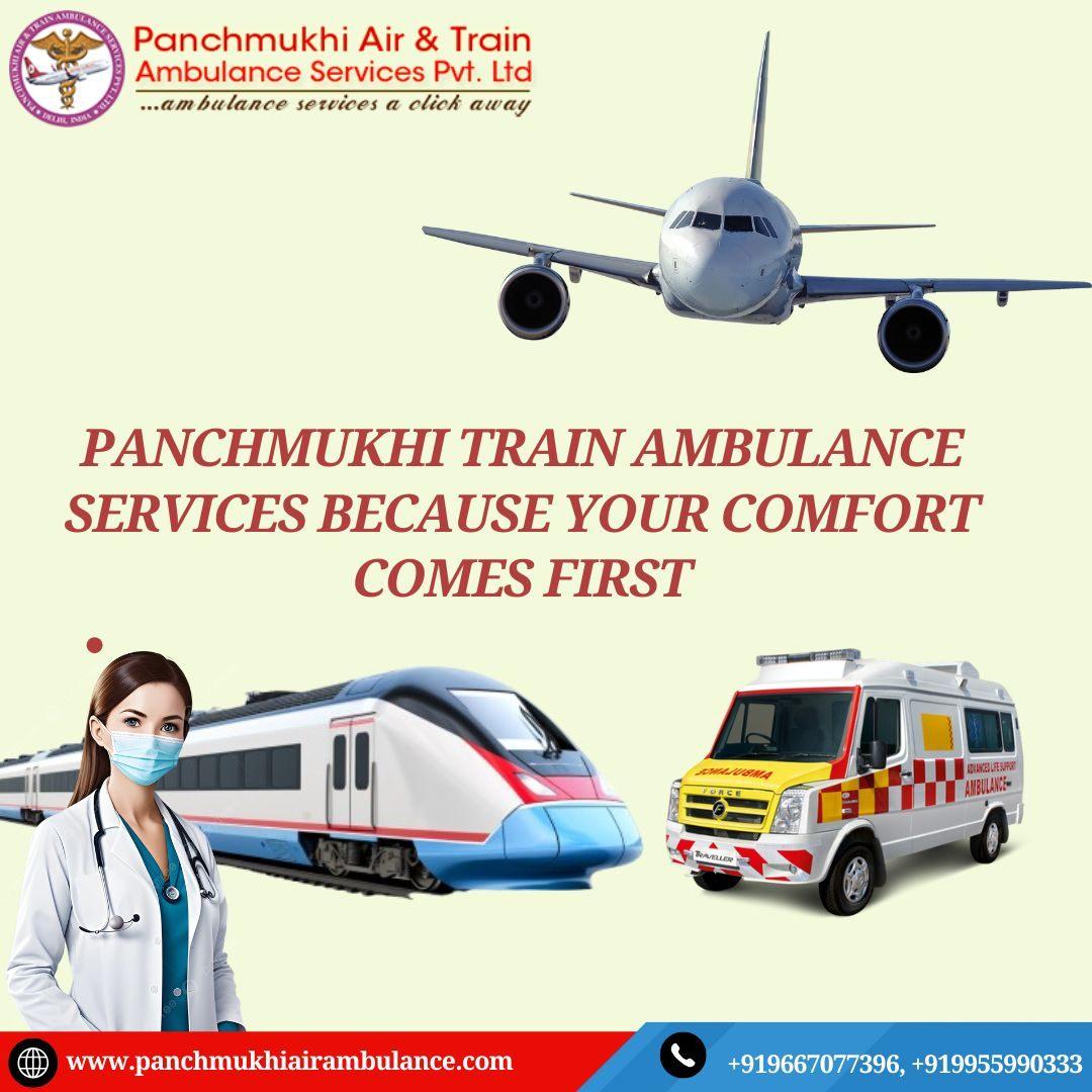  Reserve the Panchmukhi Train Ambulance Service in Patna 