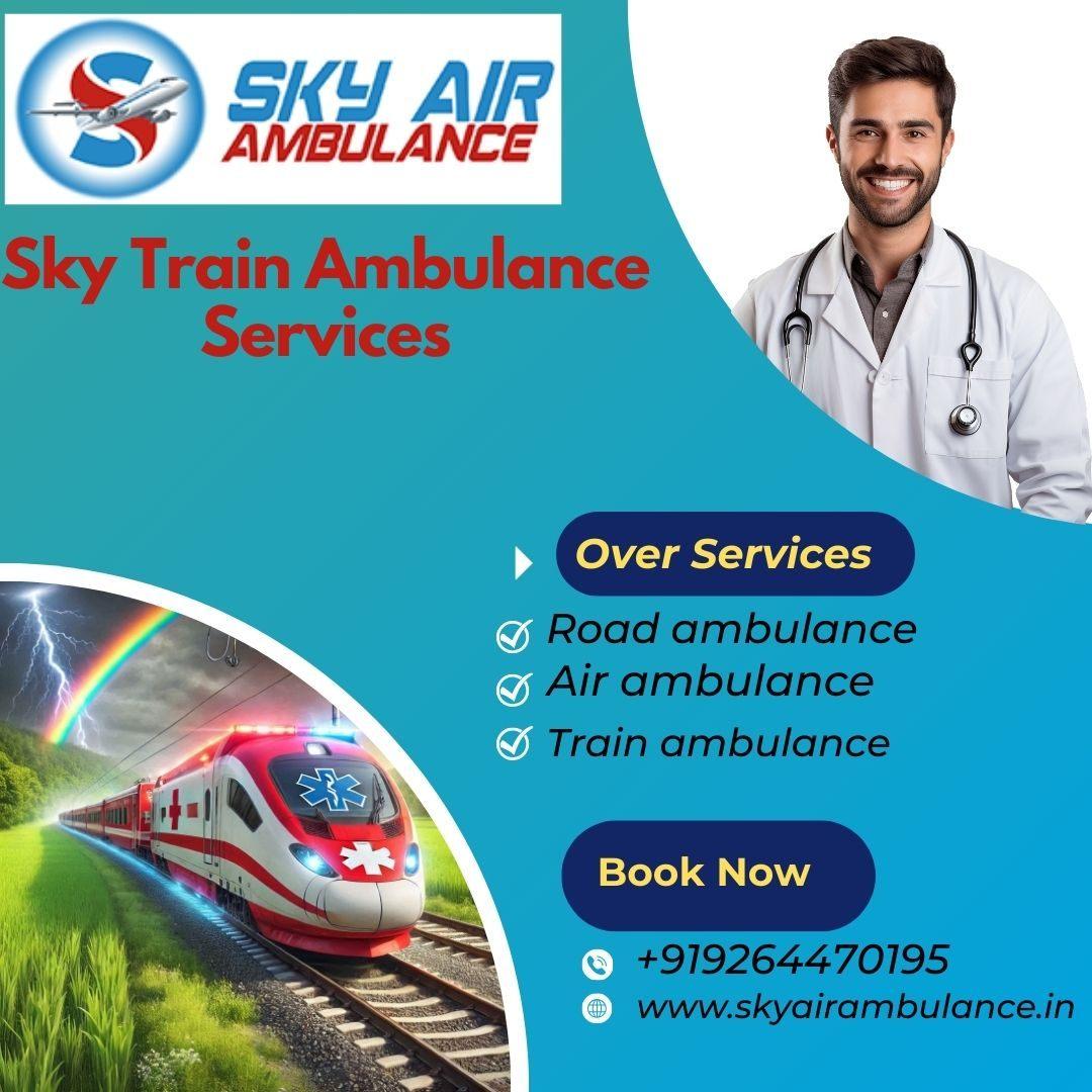 The Best Train ambulance Service provider in Indore is Sky Train Ambulance