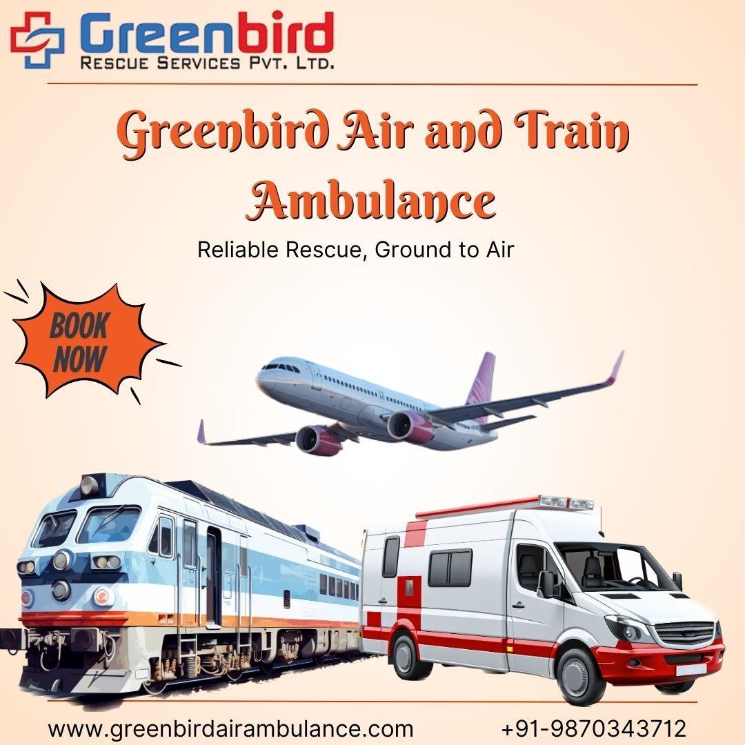 Greenbird Air and Train Ambulance in Ranchi provide Comfortable Transfer Service