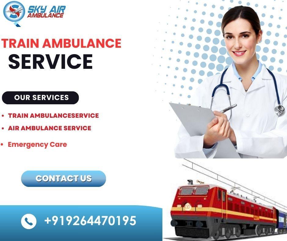 Sky Train Ambulance in Chennai takes boarded shifting with a medical team