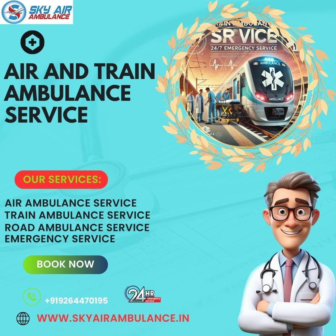 Sky Train Ambulance in Allahabad Transports Critical Patients Carefully