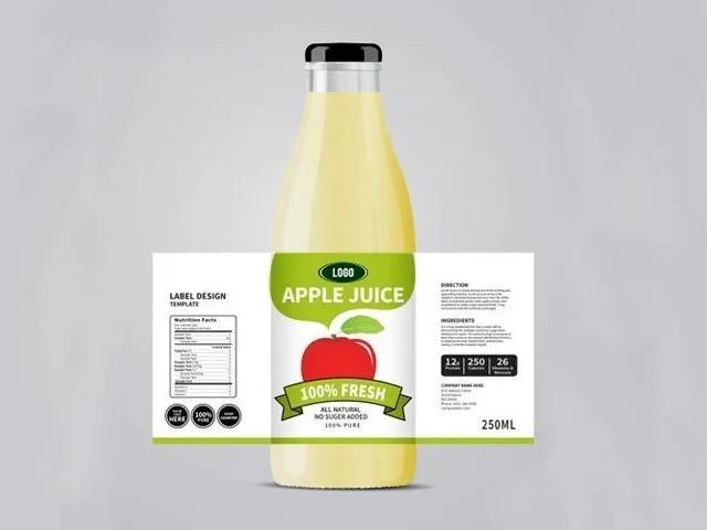 Custom Water Bottle Label Printing in India