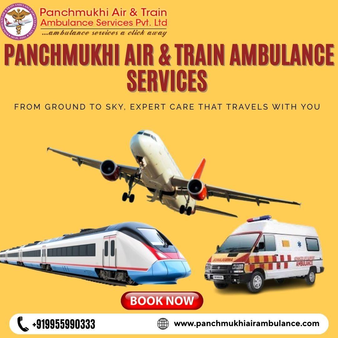 Experience smooth transition using Panchmukhi Train Ambulance in Guwahati