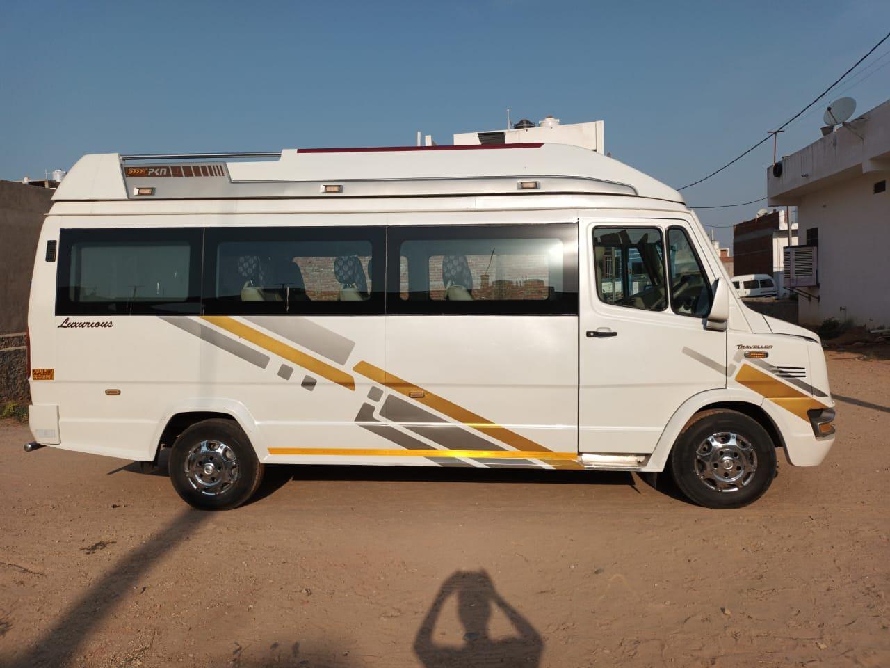 Delhi to Manali By 10 seater Tempo Traveller