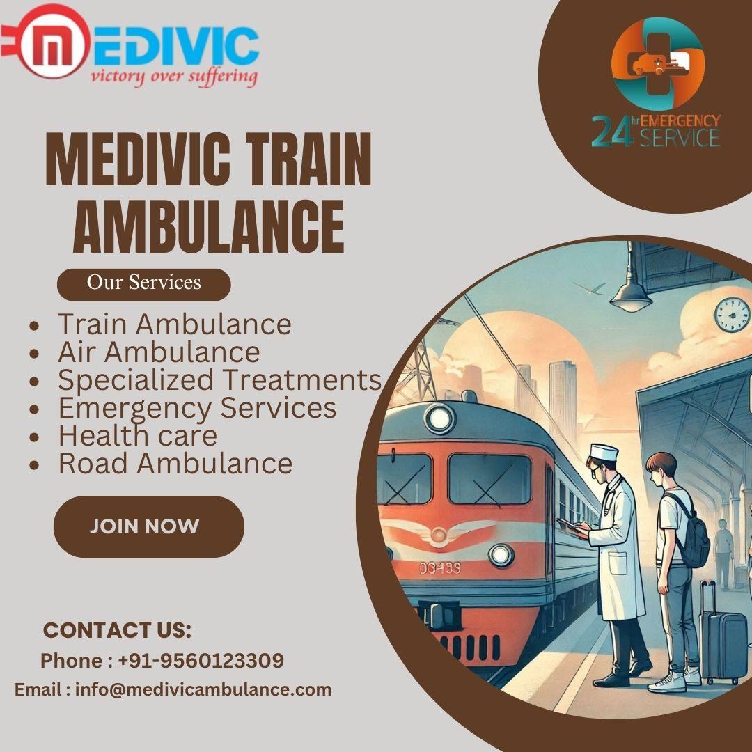 Medivic Train Ambulance Services in Patna 