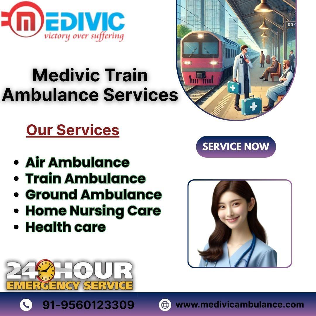 Book Medivic Train Ambulance Service for medicinal reassignment in Ranchi