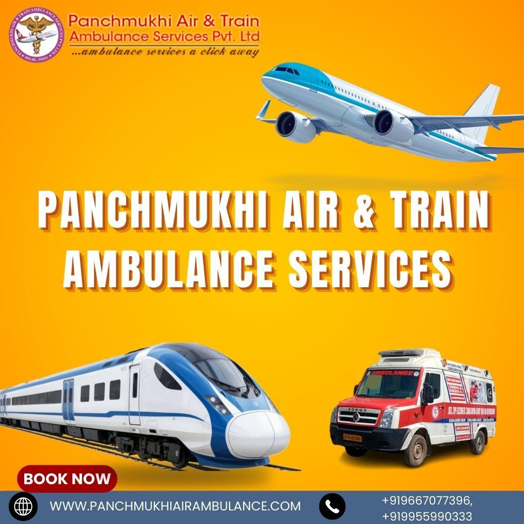 Select Panchmukhi Train Ambulance Services in Ranchi with well-trained medicos