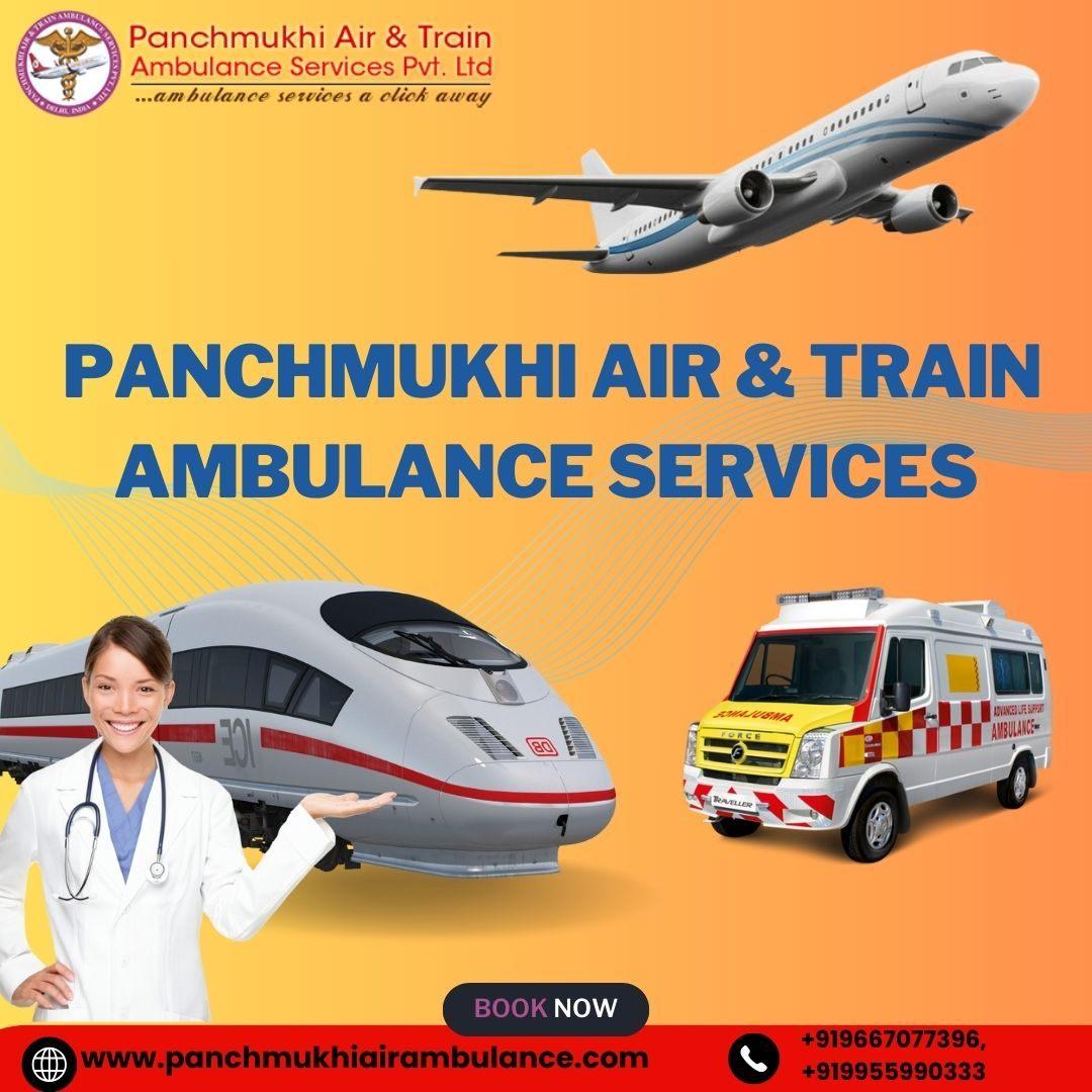 Panchmukhi Train Ambulance Service in Patna 