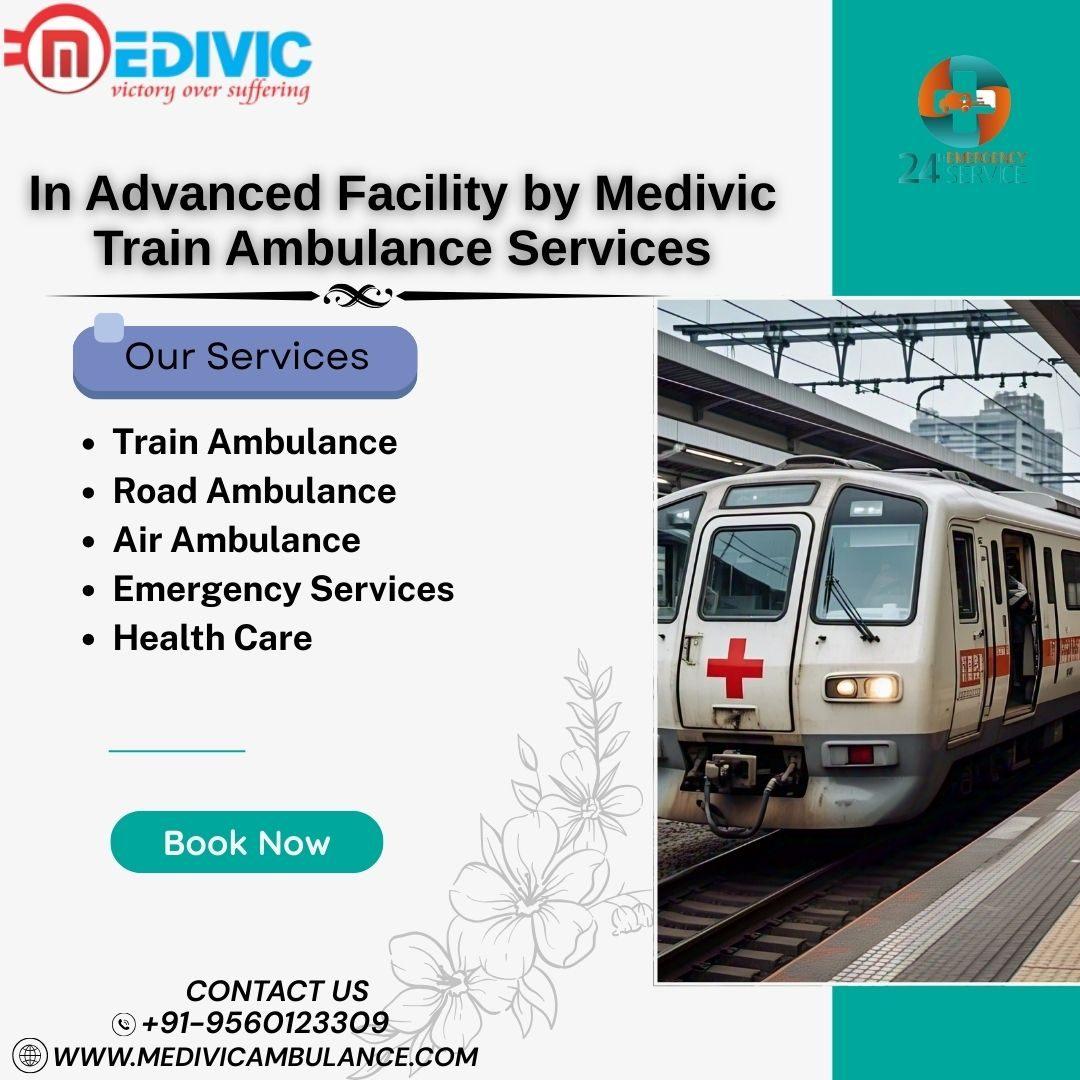 The Medivic Train Ambulance in Ranchi is translocation to your patient