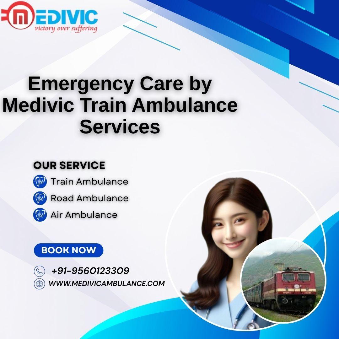 Safest transfers with Medivic Train Ambulance Services in Guwahati