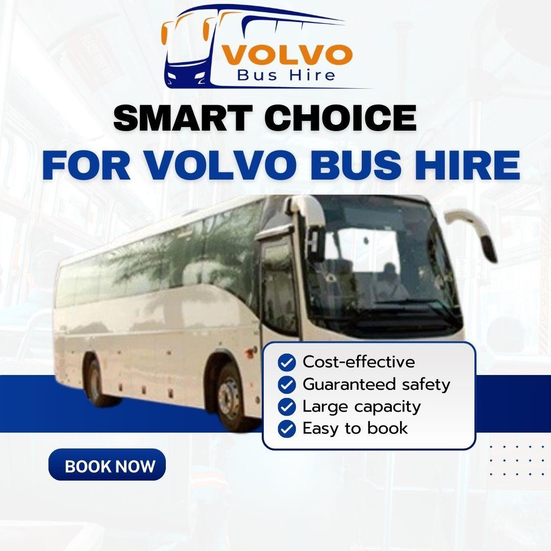 Luxury Volvo Bus Hire in Jaipur at Best Prices