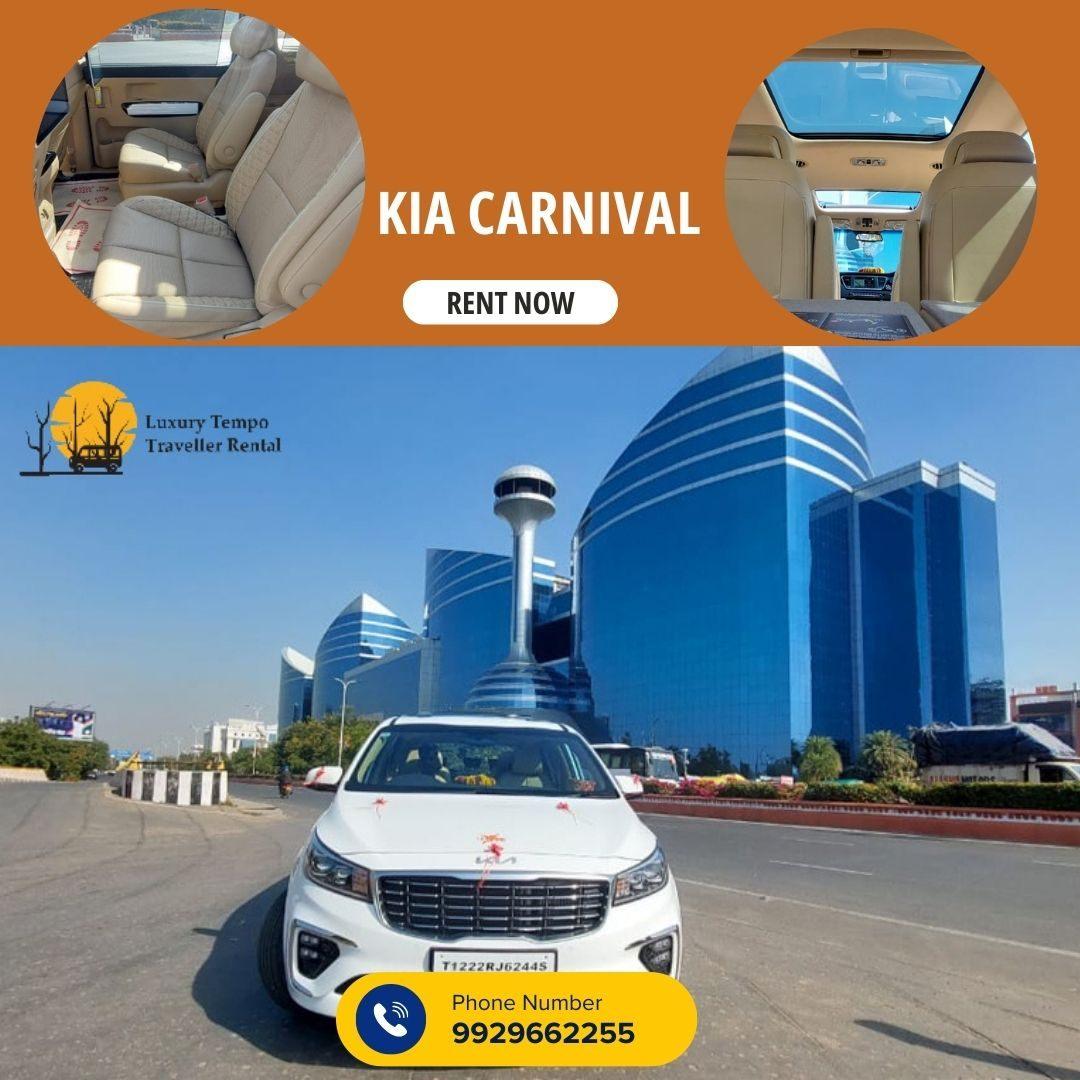  Luxury Kia Carnival Hire in Jaipur at Best Rates