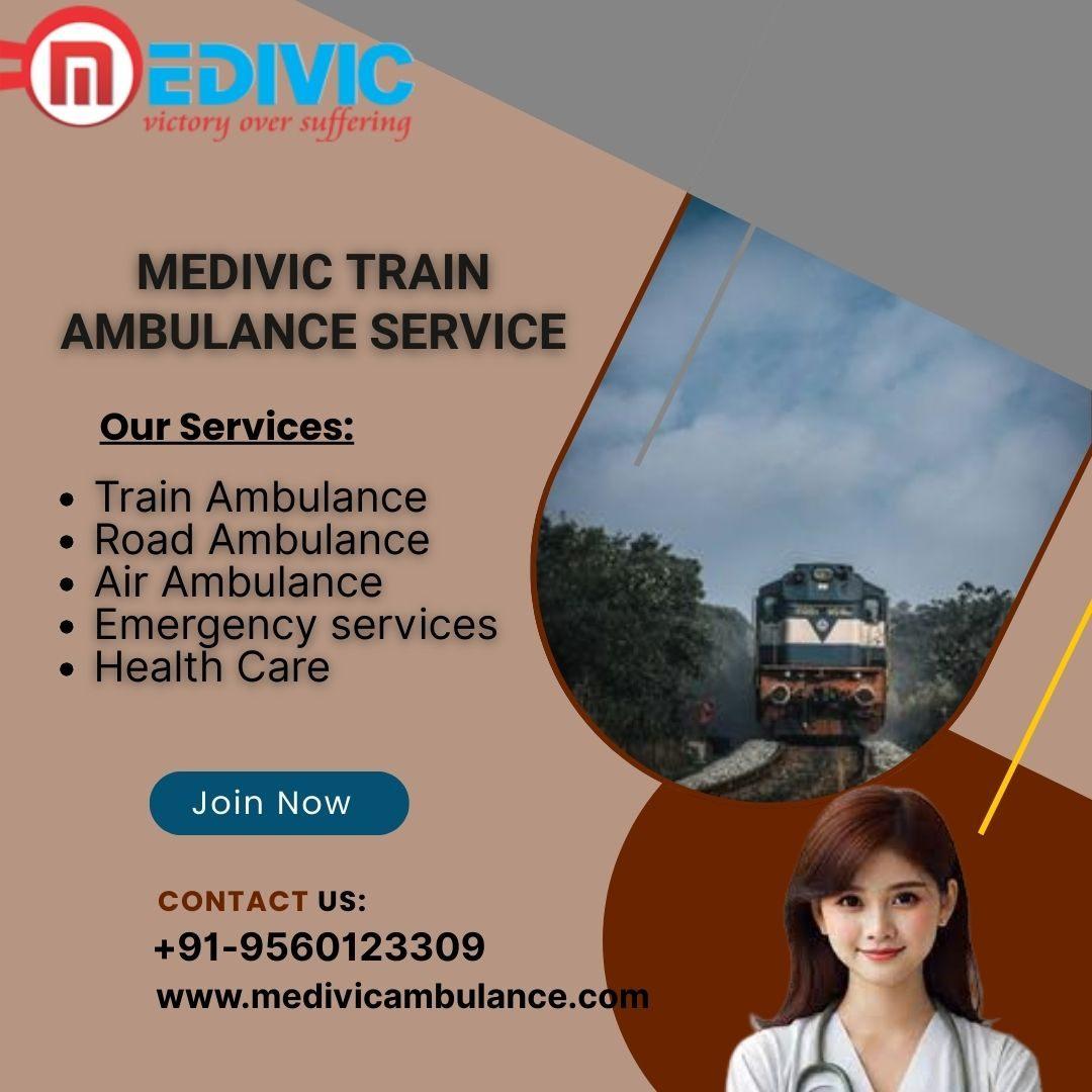 The Medivic Train Ambulance in Guwahati now offer contemporary conveniences