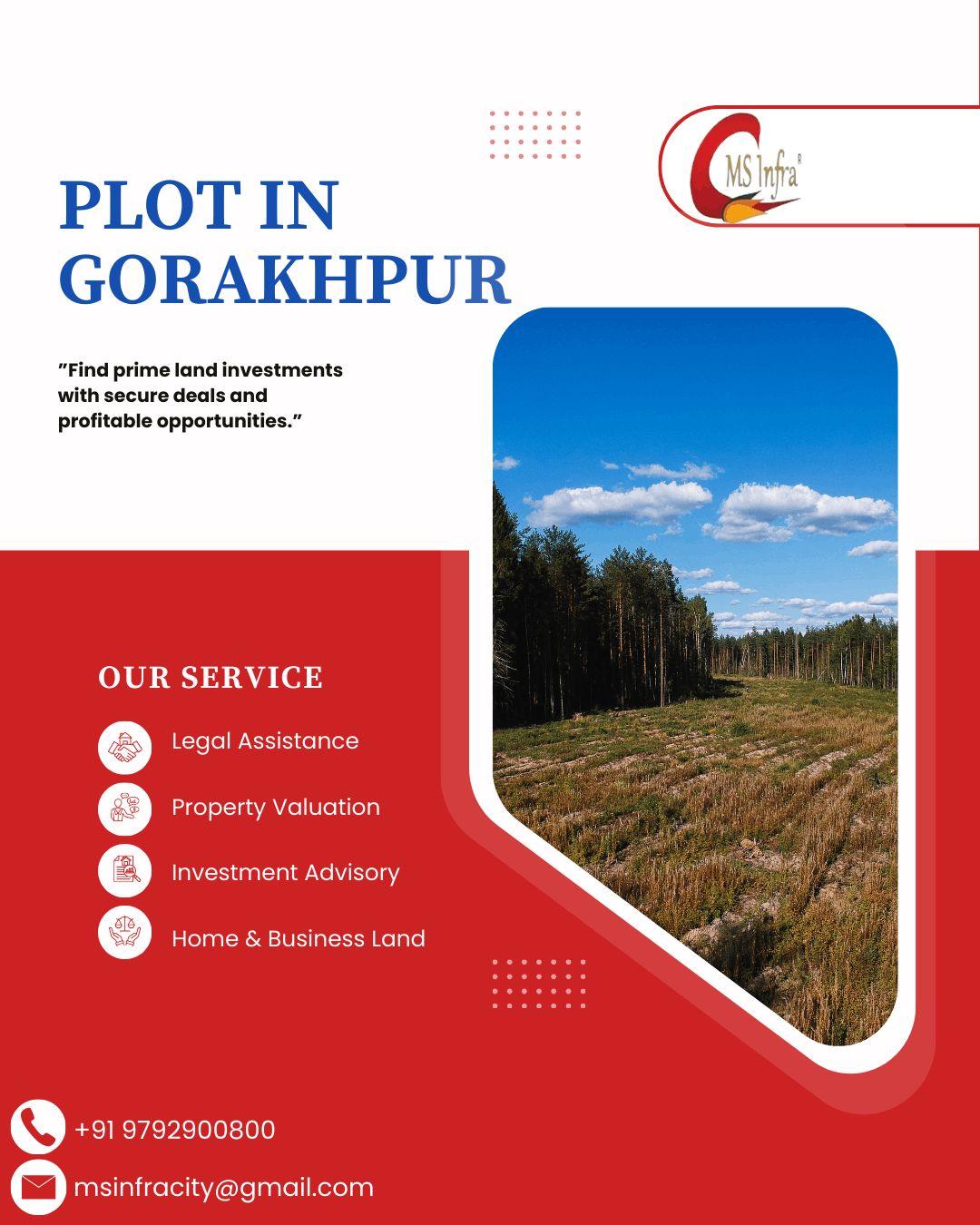 Buy Prime Plot in Gorakhpur with Mani Shanti Infracity Trusted Property Firm