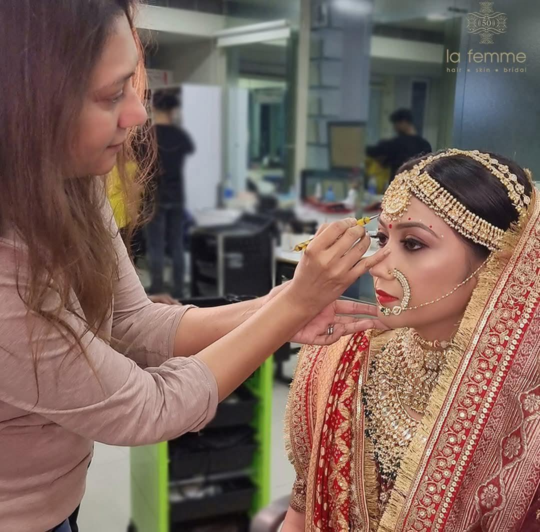 best wedding bridal makeup artist in ahmedabad