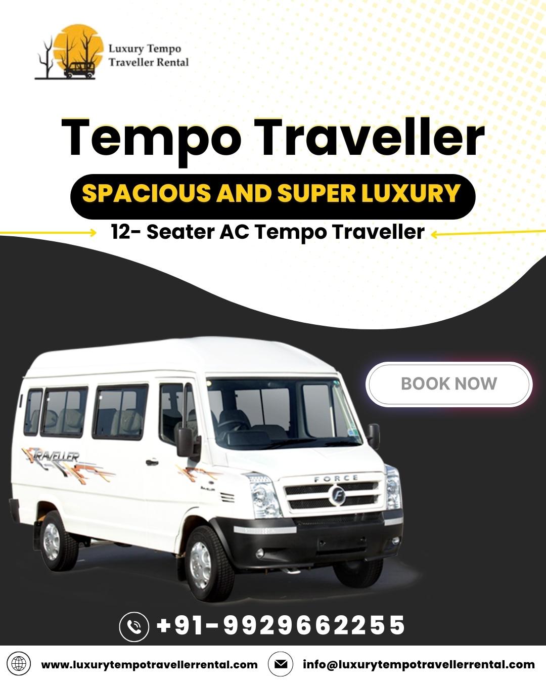 Luxury Maharaja Tempo Traveller Rental in Jaipur