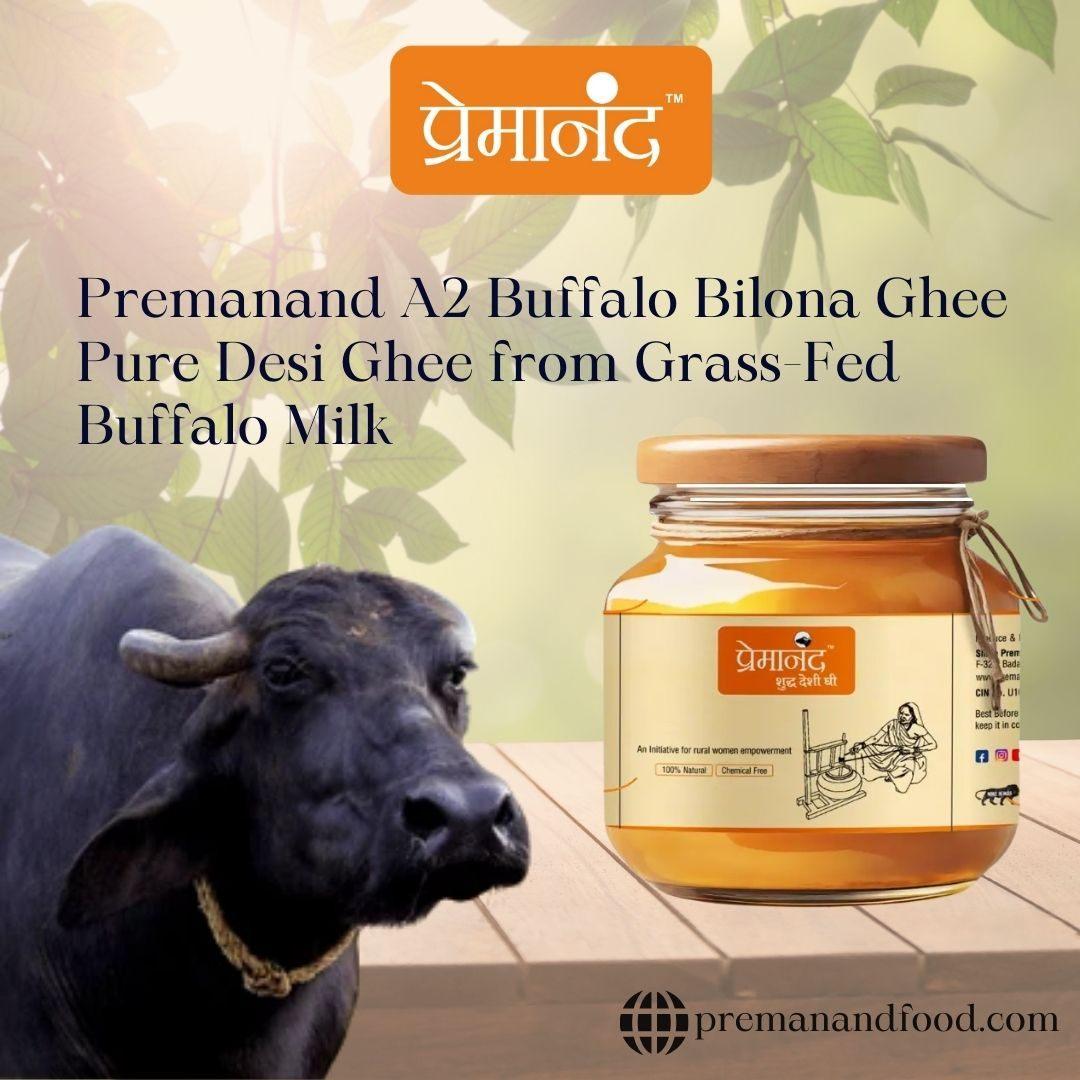 Premanand A2 Buffalo Bilona Ghee  Pure Desi Ghee from Grass-Fed Buffalo Milk