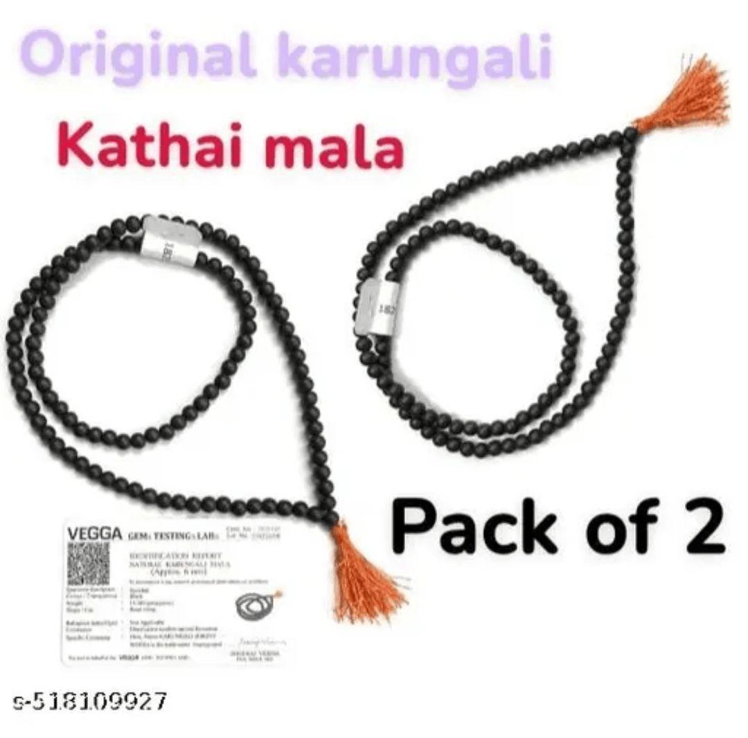Karungali Kathai malai mala pack of 2