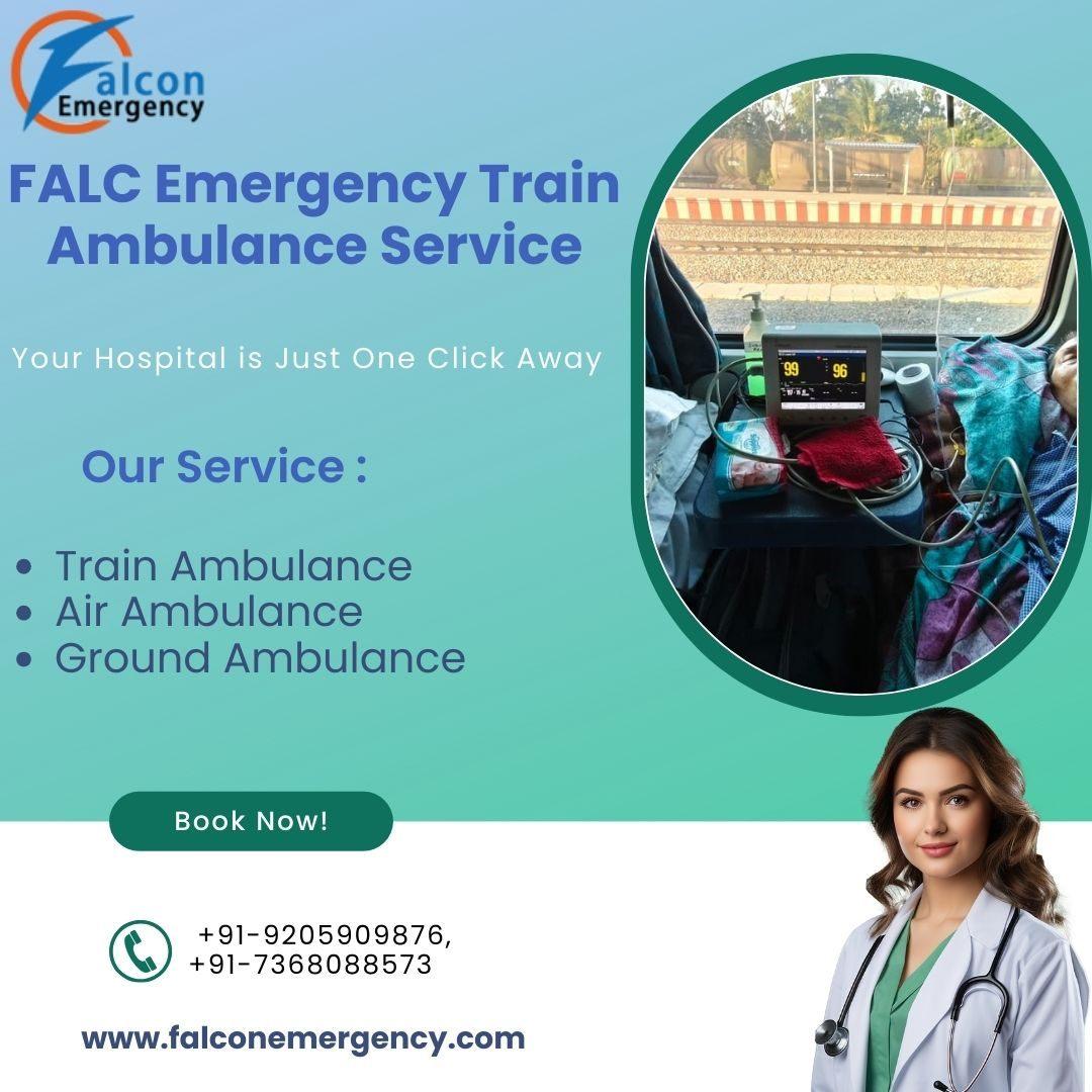 FALC Emergency Train Ambulance Never Stresses Out Patients  Transfers in Raipur