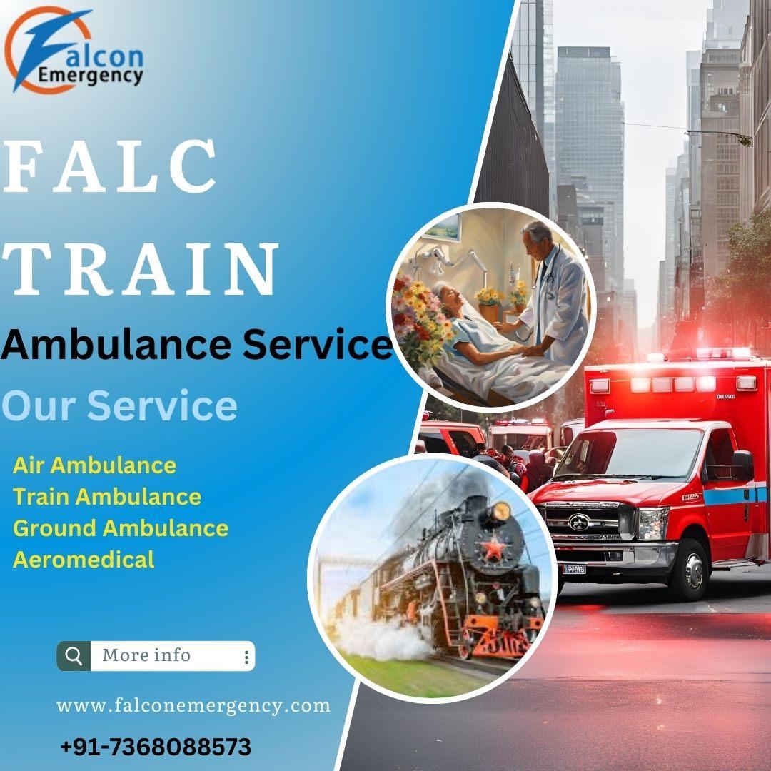  Falc Train Ambulance Facilitates the Transport of Critical Cases in Ranchi.